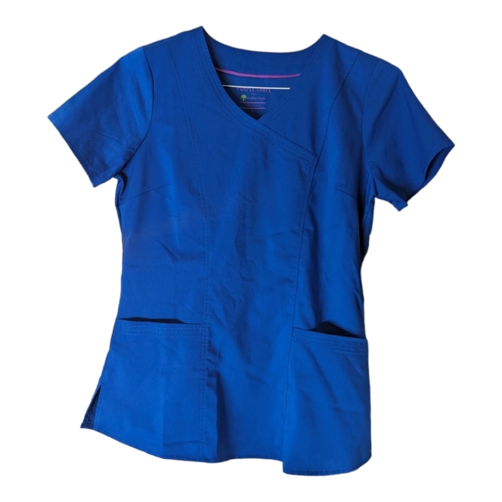 Purple Label by Healing Hands - Jordan Top Color Royal blue Sz Small